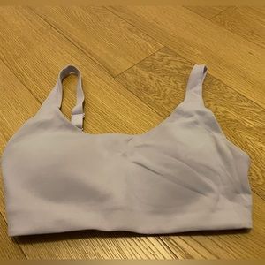 Lululemon sports bra, size small, size 4 C/D. Light lavender